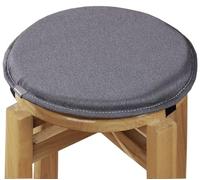 HXOUTGKP Coussins de Chaise Ronds, 1/2/4 Pièces, Antidérapants, Avec Attaches/Q3/4Pcs_28Cm