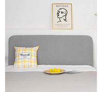 HXOUTGKP Housse de Tête de Lit Souple, Housse de Protection Extensible Unie Pour Tête de Lit Double/Simple 150 Cm/A/180-200Cm