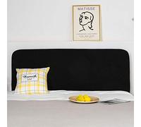 HXOUTGKP Housse de Tête de Lit Souple, Housse de Protection Extensible Unie Pour Tête de Lit Double/Simple 150 Cm/B/180-200Cm