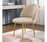 HXOUTGKP Makeup Chair Covers 1/2/4/6Pcs,Round Bottom Stool Accent Low Back Dinning Chair Slipcover/F/1Pcs
