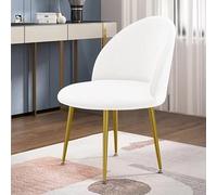 HXOUTGKP Makeup Chair Covers 1/2/4/6Pcs,Round Bottom Stool Accent Low Back Dinning Chair Slipcover/J/1Pcs