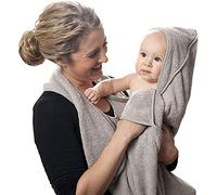 HXPainting Serviette de Bain pour Bébé en Coton Peigné - Tablier à Capuche Absorbante pour Enfants - Cape Douce pour Nouveau-né - Cadeau