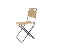 HXPKKX KANGYEBAIHUODIAN Chaise de pêche Pliante, Tabouret Portable, léger et Ultra-léger, for Tourisme, Camping, Plage, Pliable, Accessoires de Voyage(Beige)