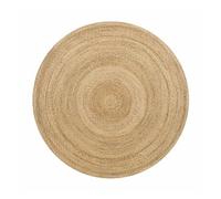 HXPKKX KANGYEBAIHUODIAN Tapis Ronds en rotin de Style Japonais, for Salon, Chambre à Coucher, Cuisine, décoration, Tapis en Fibre de Paille, Tapis antidérapants tissés à la Main(40cm 15.7inch)