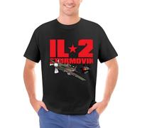 HXRUIAV Men Il-2 Sturmovik t Shirt Design 100% Cotton Size S-4xl Vintage Sunlight Casual Spring Autumn Pattern Shirt