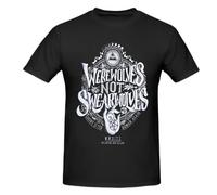 HXRUIAV Werewolves Not Swearwolves What We Do in The Shadows T Shirts Graphic Y2K Summer Cotton Men
