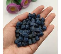 HXSCOO 50g / Pack Lot Rare Saphir Naturel Brut Bleu Corindon Spécimen Minéral Cristal Pierre De Guérison Pierres Précieuses en Vrac