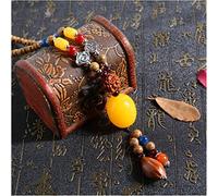 HXSCOO Collier népalais Fait à la Main Bouddhiste Mala Bois Perles Pendentif et Collier Ethnique Longue déclaration Bijoux (Size : Style13)