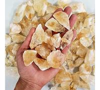HXSCOO Morceaux de Cristal de Citrine Cristaux de guérison en Vrac de Citrine Brute (Size : 100g)