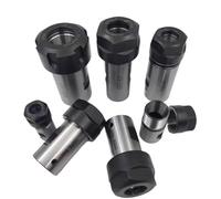 HXSMOZ 1 Jeu de Porte-Outils for Machine de Gravure d'arbre de Moteur C25 ER20 8/10/12/14/15/16/19 mm + mandrin à Pince 12/15/20 pièces, Porte-Outil ER(M Type Nut,ER20-15mm (12PCS))