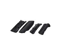 HXSPS 1 Ensemble d'autocollants adhésifs for télécommande Universelle Futaba 14SG 16SZ 18SZ, Housse de Protection antidérapante for poignée, Compatible avec Les modèles de Drones(Black)