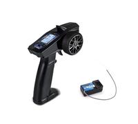 HXSPS P32 Turbo Racing 91803G-C 2.4G 4CH VT Système Émetteur Radio LCD Télécommande avec Récepteur for Voiture RC Bateau(Black with 1Rx)