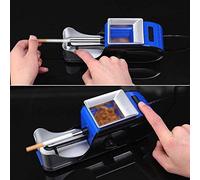 HXST Machine à Tuber Tubeuse Électrique Automatique Machine à Tuber Les Cigarettes Cadeau Classic Noël Anniversaire,Bleu