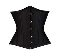 HXSZWJJ Underbust Corset Sexy Et La Taille Bustiers Top Workout Body Shaper Ceinture Plus Size Lingerie S-6XL (Color : Black, Size : M.)