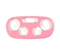 HXVGEGKPYK Garniture Porte Couvercle Cadre Bouton Réglage Climatisation Voiture Garniture Protection Intérieure Fiber Carbone ABS pour Fiat 500 2016 - 2024 Moulure Voiture(2)