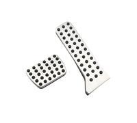 HXVGEGKPYK Repose Pieds Pédale Conduite À Gauche pour Mazda 2 3 6 pour Demio pour Axela pour Atenza CX-5 CX-3 CX9 CX7 Cache-pédales Repose-Pieds Pédale Frein(2Pcs AT)