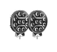 HXVGEGKPYK Voiture Phare Avant Feu Antibrouillard Rond Pour Tracteur Pour Camion 4x4 4WD 12V 24V Voiture 9 Pouces Jaune Et Blanc Led DRL Accessoires Pour Tout-terrain(2PCs 7inch Welcome)