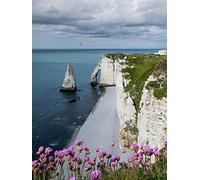 HXXCB DIY 5d Diamant Peinture par numéro kit diamond painting strass complet broderie diamant Point de Croix Artisanal Décoration murale 30X40Cm Côte d'Étretat