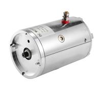 HXYBBGS Moteur hydraulique chromé 9 cannelures CW 2000W 2800r/min 12V DC HD compatible avec Lowrider