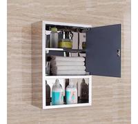 HXYhydrypd Armoire Salle de Bain avec Miroir, Armoire à Miroir Murale en Acier Inoxydable pour Salle de Bain, Armoire Salle de Bain Rangement, Armoires de Salle de Bain avec Miroir(Right Door)