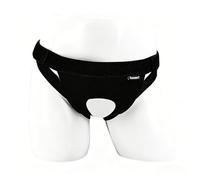 HXYhydrypd Ceinture Herniaire Inguinale for Hommes, Soutien Herniaire Ajustable avec Coussinets de Compression, Orthèse Herniaire Respirante for Hernies Inguinales Simples/doubles(Black,88-104cm)