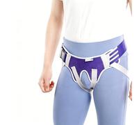 HXYhydrypd Ceinture Hernie Homme, Support Inguinal Ajustable avec 2 Coussinets Amovibles, Ceinture Hernie for Aine Gauche ou Droit, Disponible en 4 Tailles(Small)