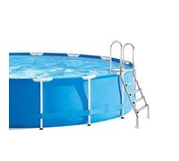 HXYhydrypd Escalier Piscine Robuste en Acier Inoxydable 304, Echelle Piscine Hors Sol, Échelles de Piscine pour Intérieur et Extérieur(4 Steps)