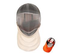 HXYhydrypd Masque D'escrime Sabre 900N, Casque D'escrime avec Bavette Rembourrée, Équipement de Protection pour Adultes et Enfants(XS)
