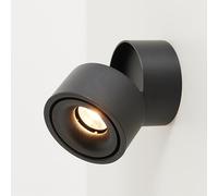 HXYSXHJUO Applique Murale cylindrique orientable et réglable, Lampe LED Blanc Froid 6000K, Support en Aluminium pour éclairage d'accentuation, idéal pour la Mise en Valeur d'œuvres d'art et