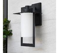 HXYSXHJUO Applique Murale Moderne étanche - Lustre Noir E27 en métal Mat, éclairage extérieur Classique pour Jardin, terrasse et entrée