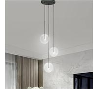 HXYSXHJUO Lustre Suspendu Moderne de Luxe en Cristal pour Hall d'entrée, escalier, Restaurant, décoration avec Boule de Verre, Grand plafonnier