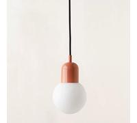 HXYSXHJUO Petit Lustre Suspendu en Verre opalin, Style Moderne du Milieu du siècle, Vert Nordique, au-Dessus de l'évier de Cuisine. Mini Lustre Boule Blanche dépolie pour Chambre, Salle à ma