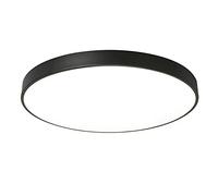 HXYSXHJUO Plafonnier LED Rond en Forme de Macaron, Lampe encastrée de Style Nordique Moderne pour Chambre d'enfant, Salle à Manger, Noir et Neutre, Hauteur 60 cm, 48 W