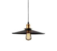 HXYSXHJUO Suspension en Fer forgé de Style Industriel Vintage américain, Lustre, plafonnier Simple pour îlot de Cuisine, Salle de Billard, Restaurant, café, Bar (22 cm)