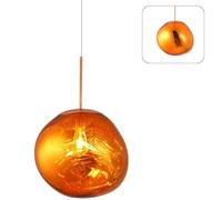 HXYSXHJUO Suspension Moderne de 38 cm en Forme de Lampe à Lave irrégulière - Luminaire élégant pour Salon, Chambre, Restaurant, Couloir et hôtel