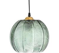 HXYSXHJUO Suspension pour Bar de Petit-déjeuner, Lustre en Verre grainé Vert Feuille, Lampe de Salle à Manger, Lampe créative pour hôtel ou Bureau, éclairage de Plafond réglable, Style nordi