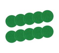 Hxyxbnhno Lot de 10 patins de rechange en feutre pour air hockey - Vert - Faciles à utiliser