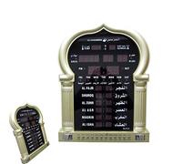 HXZB La Prière Musulmane Azan Horloge, Grande Prière Numérique Islamique Horloge, Masjid Design Coran Arabe Musulman Cadeau Horloge