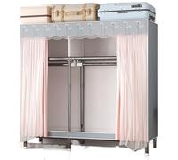 HXZJUIKL Armoire de penderie portable pour suspendre les vêtements avec rangement pour vêtements à suspendre pour chambre à coucher, armoire de rangement