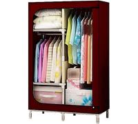 HXZJUIKL Armoire portable en tissu pour chambre d'habitant, armoire ouverte multifonction, armoire d'angle simple, armoire en tissu, 168 x 45 x 90 cm