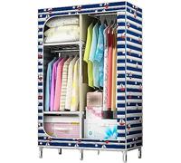 HXZJUIKL Armoire portable en tissu pour chambre d'habitant, armoire ouverte multifonction, armoire d'angle simple, armoire en tissu, 168 x 45 x 90 cm