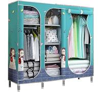 HXZJUIKL Armoire portable en tissu simple - 168 x 45 x 145 cm