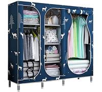HXZJUIKL Armoire portable en tissu simple - 168 x 45 x 145 cm