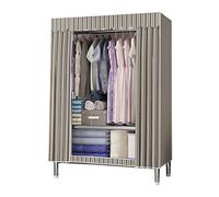 HXZJUIKL Armoire portative avec rail de suspension, salon pliable, B-86 x 45 x 170 cm