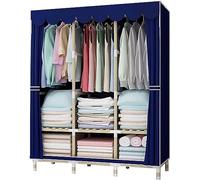 HXZJUIKL Armoire portative en tissu - Armoire ouverte - 126 x 170 x 45 cm