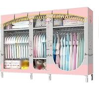 HXZJUIKL Armoire portative en tissu avec séparation et suspension - 168 x 210 x 45 cm