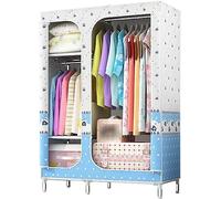 HXZJUIKL Armoire simple en tissu pour chambre à coucher - Portable - Pliable - Petite armoire