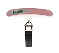 HXZJUIKL Balance électronique Portable 50 kg/10 g pour Bagages Valise Sac de Voyage Poids numérique LCD Suspendue Mesure précise,Rose