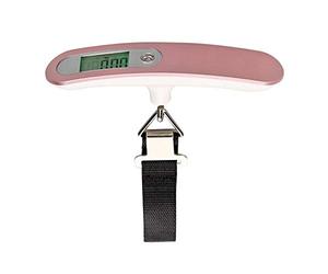 HXZJUIKL Balance électronique Portable 50 kg/10 g pour Bagages Valise Sac de Voyage Poids numérique LCD Suspendue Mesure précise,Rose