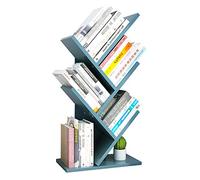 HXZJUIKL Bibliothèque d'arbre de Bureau en Bois, Petites bibliothèques, étagères de Bureau Hors Surface, support de Rangement pour Bureau, école, Maison, pour CD/Magazine/Livre, etc.